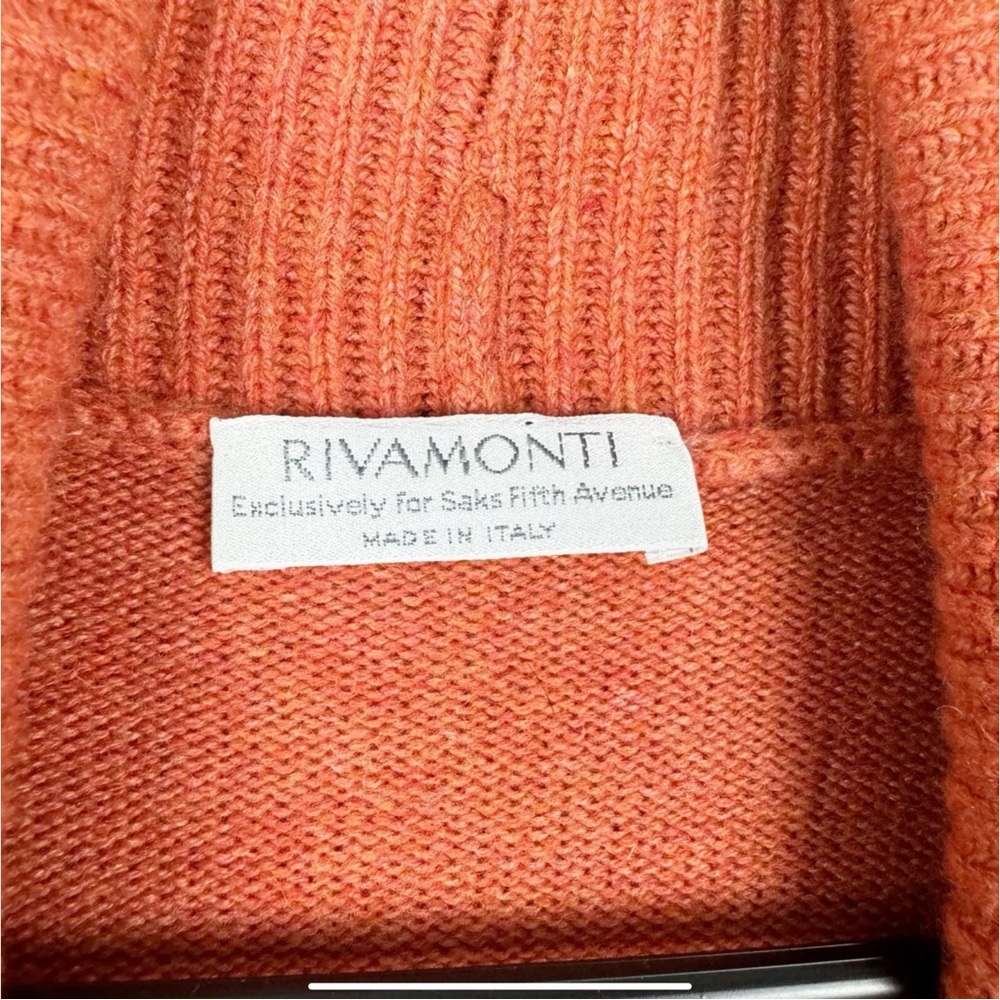 Brunello Cucinelli Rust Open Cardigan - Picture 2 of 10